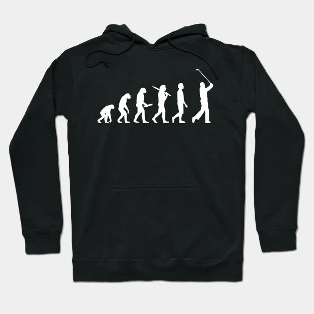 Funny Golf Evolution Gift For Golfers & Golf Players Hoodie