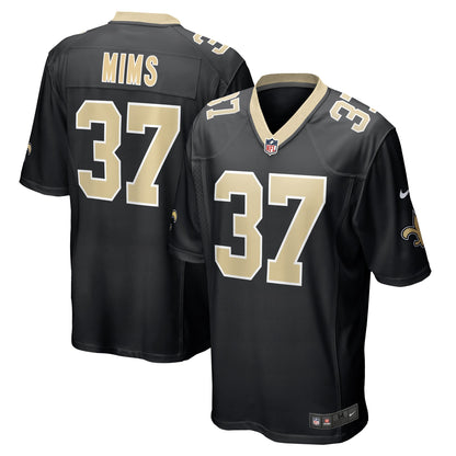 Jordans Mims New Orleans Saints Team Game Jersey - ?Black