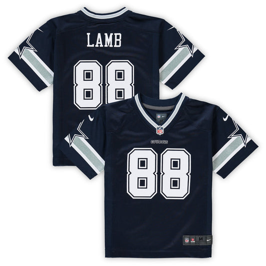 Preschool CeeDee Lamb Navy Dallas Cowboys Game Jersey