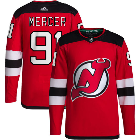 Dawson Mercer New Jersey Devils Home Primegreen Authentic Pro Jersey - Red