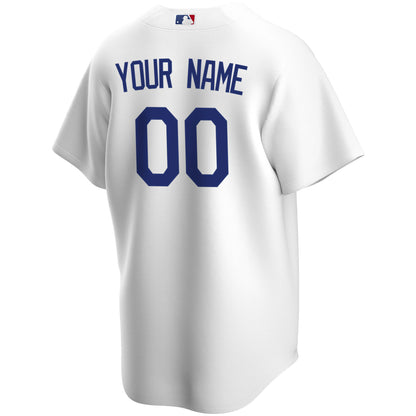 Los Angeles Dodgers Youth Home Replica Custom Jersey - White