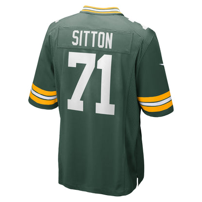 Josh Sitton Green Bay Packers Retired Game Jersey - Green