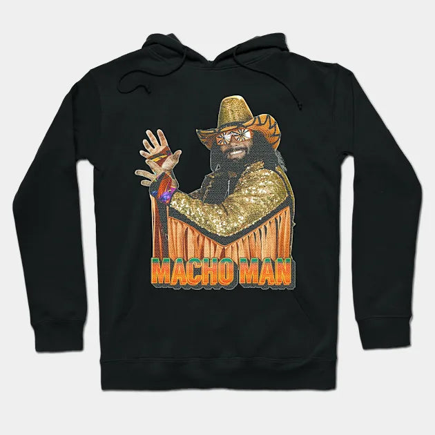 Macho Man Vintage Savage Hoodie