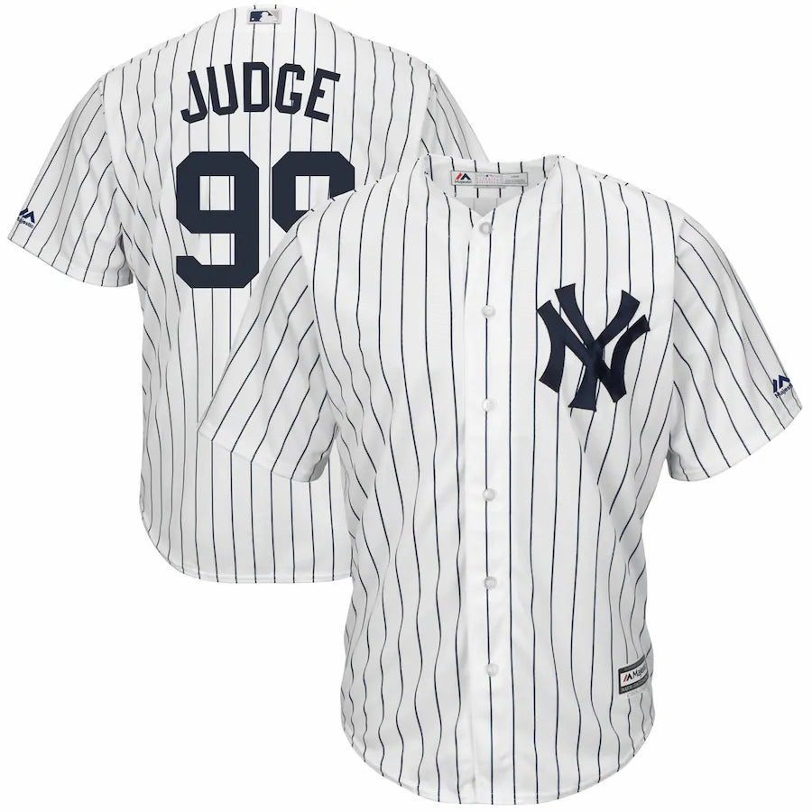 Aaron Judge New York Yankees Majestic Big And Tall Cool Base Player Jersey White