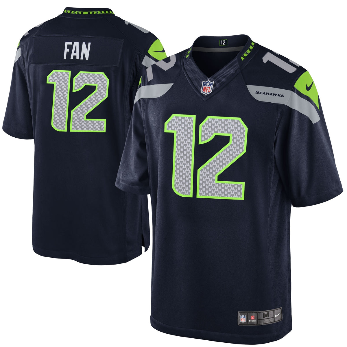 12s Seattle Seahawks Nike Youth Game Jersey Navy