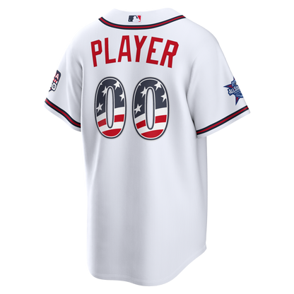 2026 All-Star Edition Stars & Stripes Men's Atlanta Braves Nike White Stadium Pick-A-Player Jersey