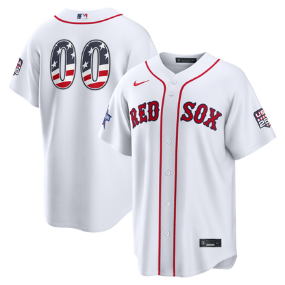 2026 All-Star Edition Stars & Stripes Men's Boston Red Sox Nike White Stadium Pick-A-Player Jersey