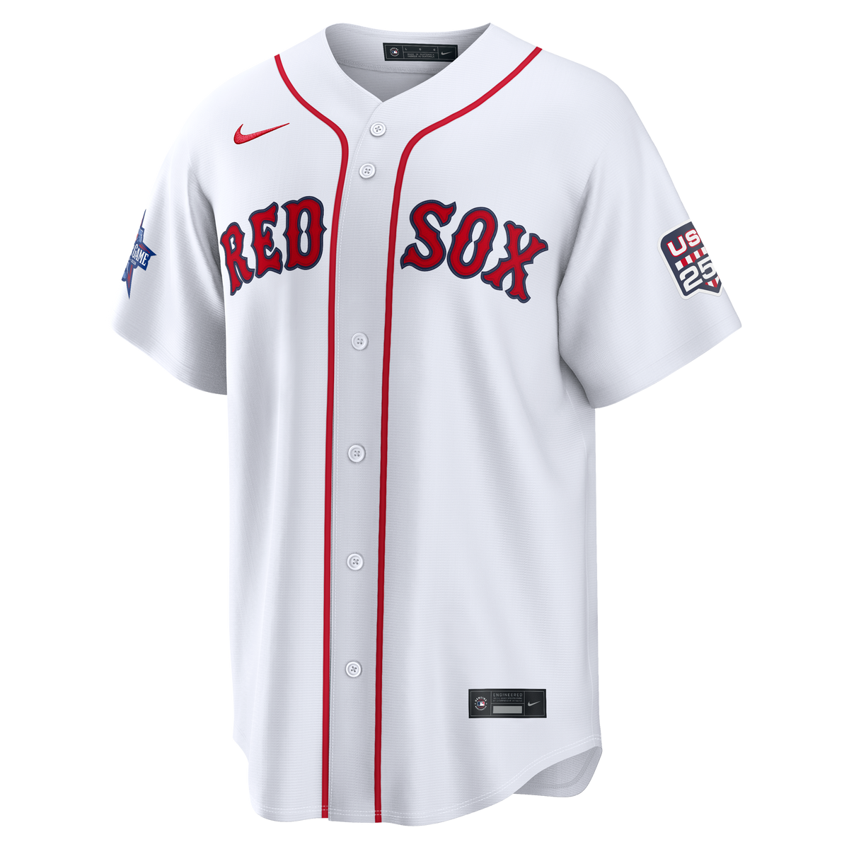 2026 All-Star Edition Stars & Stripes Men's Boston Red Sox Nike White Stadium Pick-A-Player Jersey