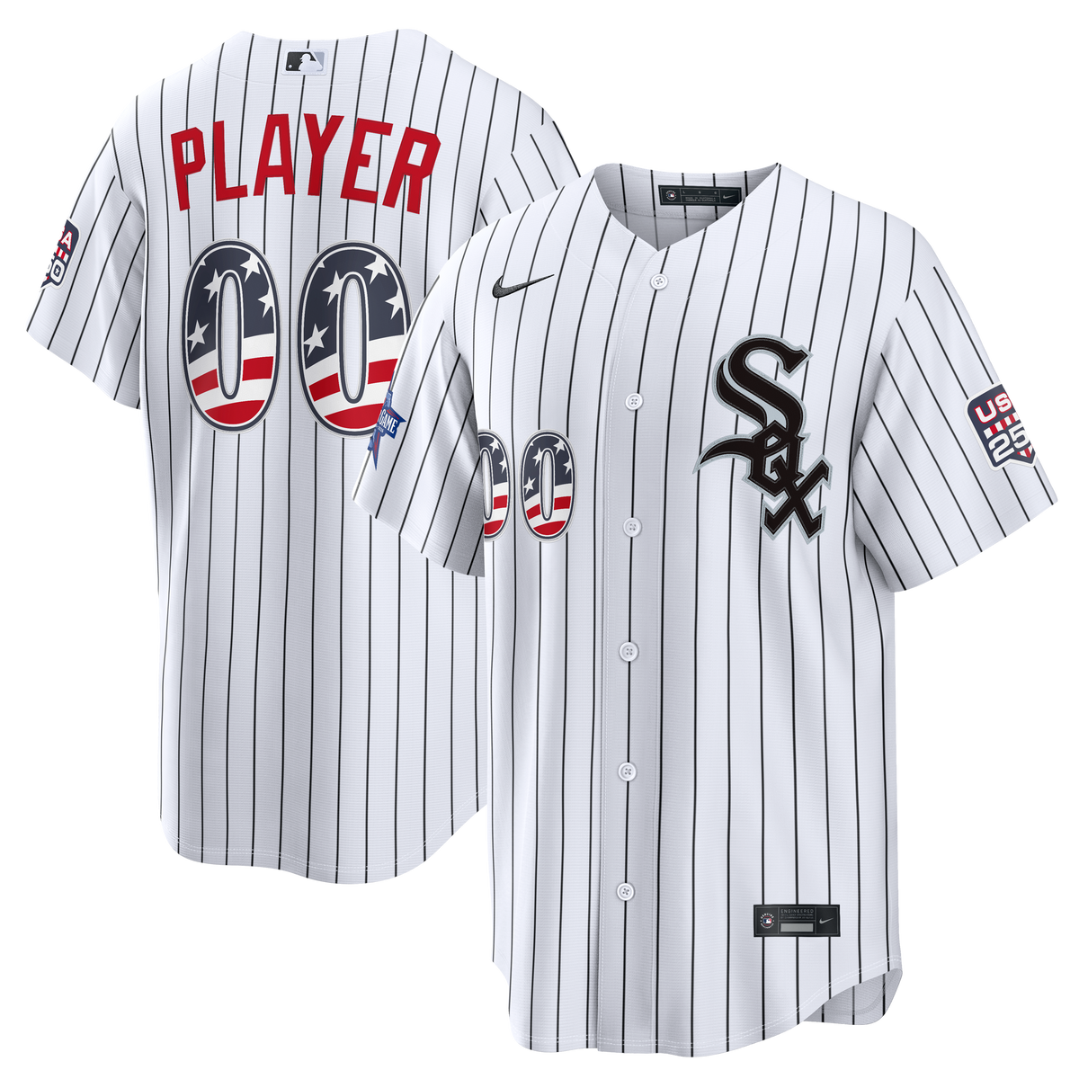 2026 All-Star Edition Stars & Stripes Men's Chicago White Sox Nike White Stadium Pick-A-Player Jersey