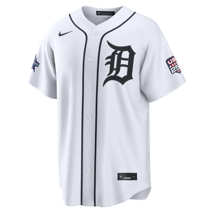 2026 All-Star Edition Stars & Stripes Men's Detroit Tigers Kevin McGonigle Nike White Stadium Jersey