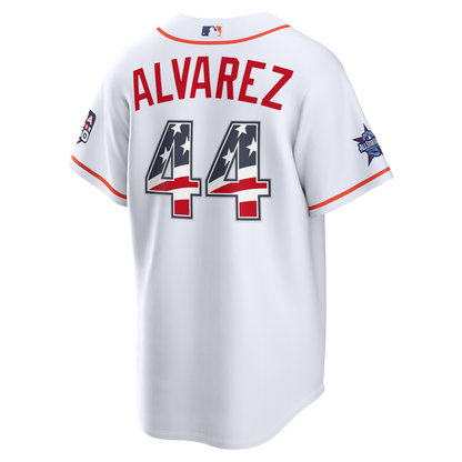2026 All-Star Edition Stars & Stripes Men's Houston Astros Yordan Alvarez Nike White Stadium Jersey