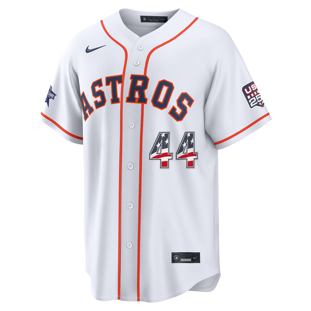 2026 All-Star Edition Stars & Stripes Men's Houston Astros Yordan Alvarez Nike White Stadium Jersey