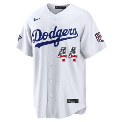 2026 All-Star Edition Stars & Stripes Men's Los Angeles Dodgers Andy Pages Nike White Stadium Jersey