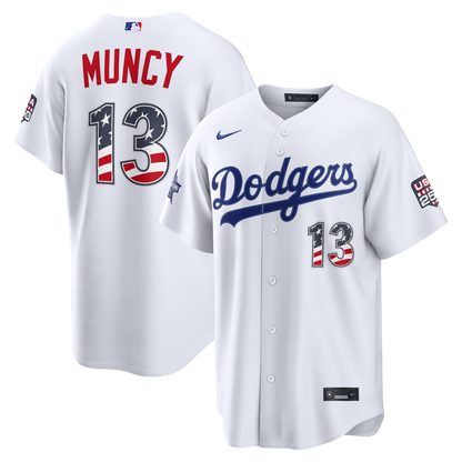 2026 All-Star Edition Stars & Stripes Men's Los Angeles Dodgers Max Muncy Nike White Stadium Jersey