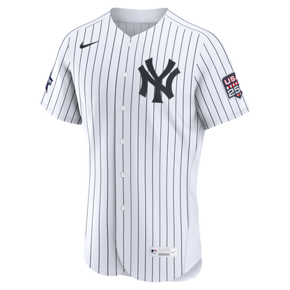 2026 All-Star Edition Stars & Stripes Men's New York Yankees Aaron Judge Nike White Authentic Jersey