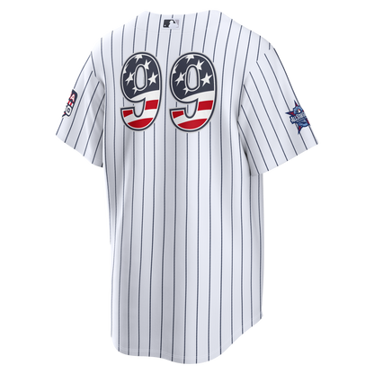 2026 All-Star Edition Stars & Stripes Men's New York Yankees Aaron Judge Nike White Stadium Jersey