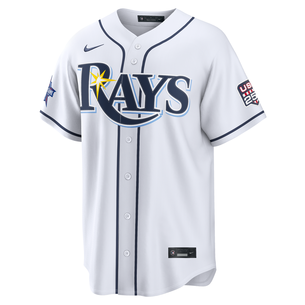 2026 All-Star Edition Stars & Stripes Men's Tampa Bay Rays Nike White Stadium Pick-A-Player Jersey