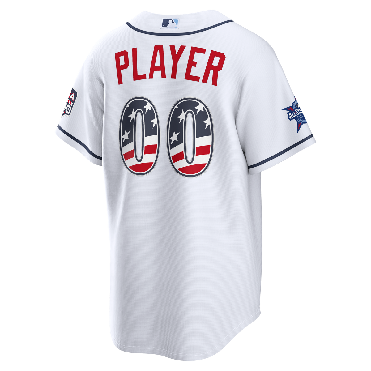2026 All-Star Edition Stars & Stripes Men's Tampa Bay Rays Nike White Stadium Pick-A-Player Jersey