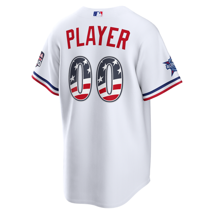 2026 All-Star Edition Stars & Stripes Men's Texas Rangers Nike White Stadium Pick-A-Player Jersey