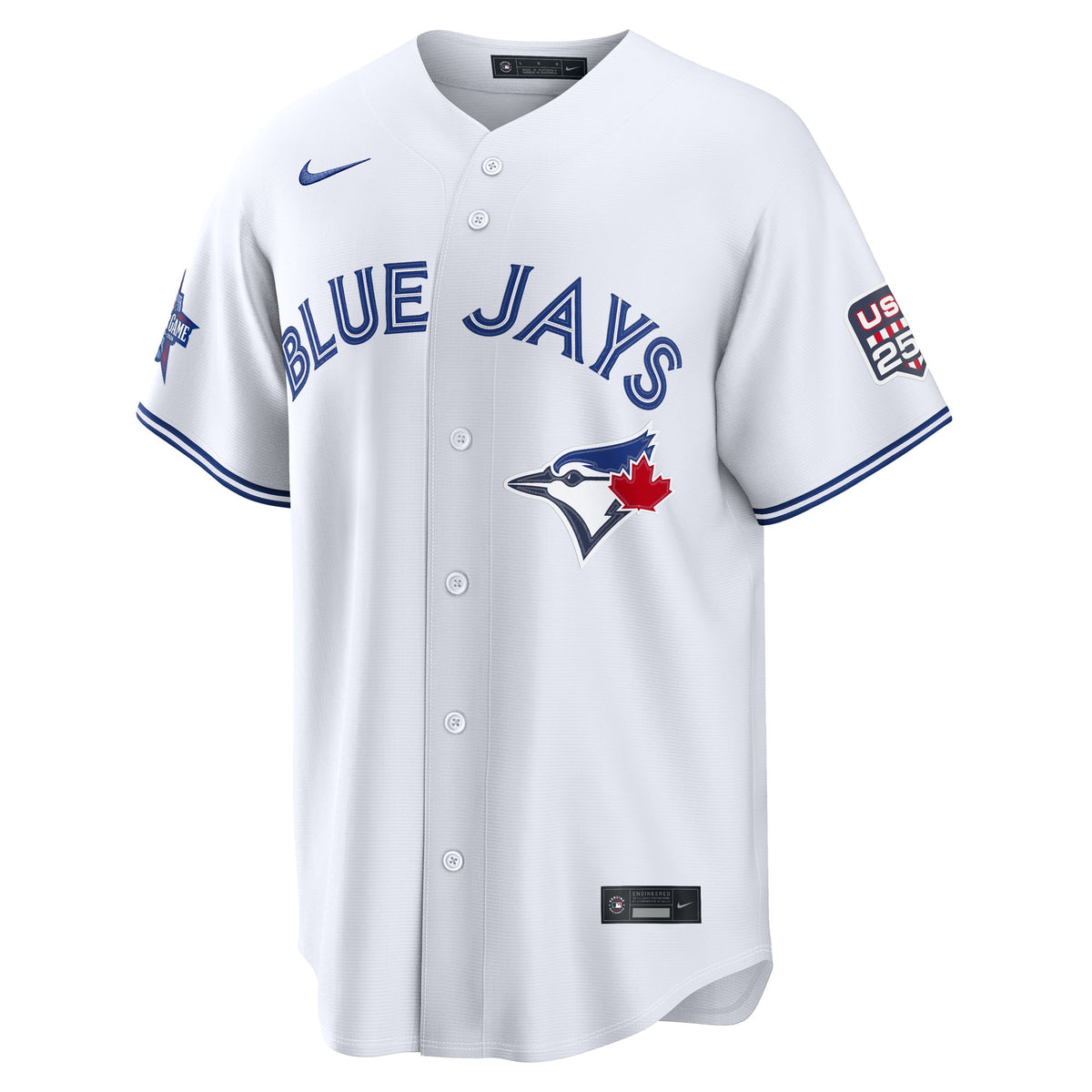 2026 All-Star Edition Stars & Stripes Men's Toronto Blue Jays Vladimir Guerrero Jr. Nike White Stadium Jersey