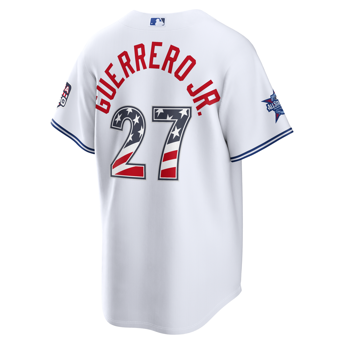 2026 All-Star Edition Stars & Stripes Men's Toronto Blue Jays Vladimir Guerrero Jr. Nike White Stadium Jersey