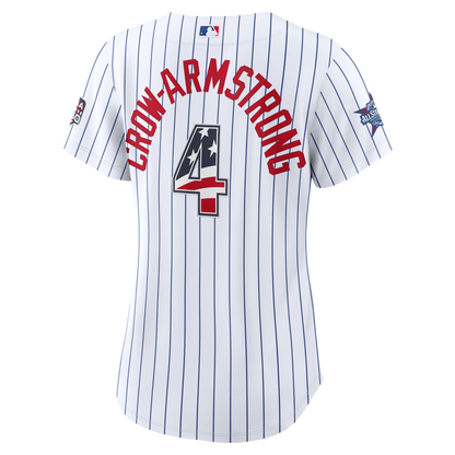2026 All-Star Edition Stars & Stripes Women's Chicago Cubs Pete Crow-Armstrong Nike White Stadium Jersey