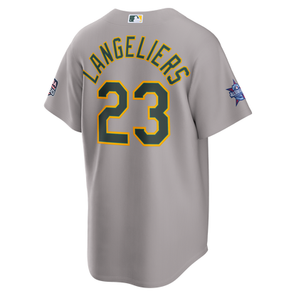 2026 All-Star Game Men's Athletics Shea Langeliers Nike Gray Replica Jersey