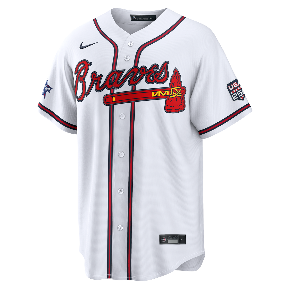 2026 All-Star Game Men's Atlanta Braves Drake Baldwin Nike White Replica Jersey