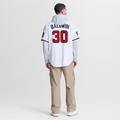 2026 All-Star Game Men's Atlanta Braves Drake Baldwin Nike White Replica Jersey