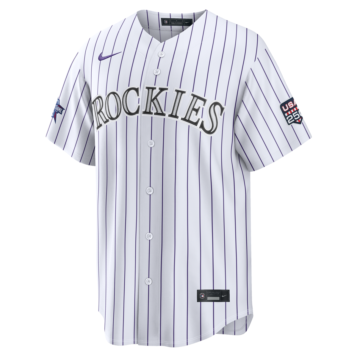 2026 All-Star Game Men's Colorado Rockies Hunter Goodman Nike White Replica Jersey