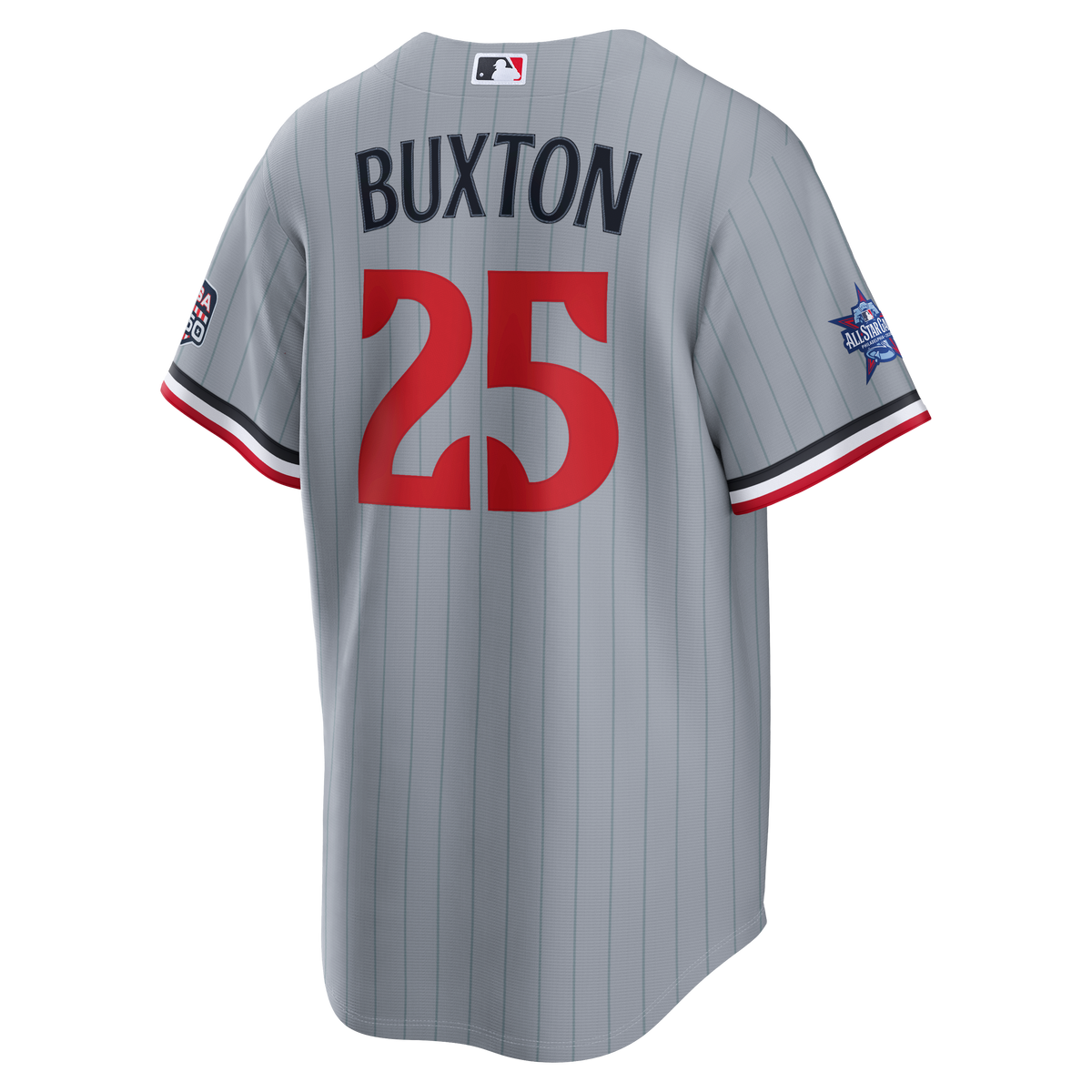 2026 All-Star Game Men's Minnesota Twins Byron Buxton Nike Gray Replica Jersey