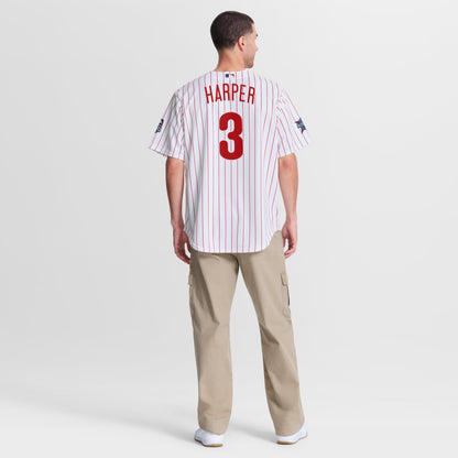 2026 All-Star Game Men's Philadelphia Phillies Bryce Harper Nike White Replica Jersey