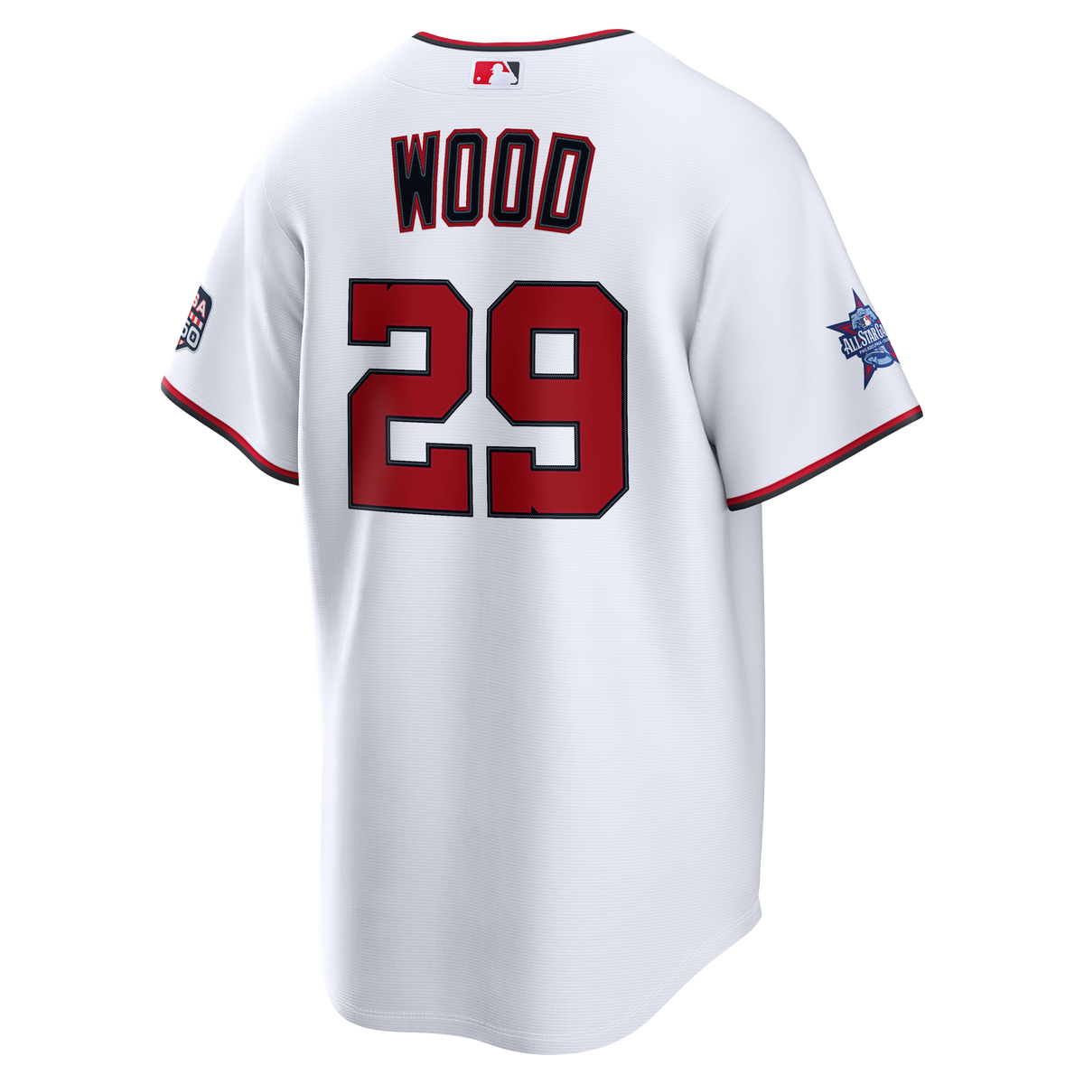 2026 All-Star Game Men's Washington Nationals James Wood Nike White Replica Jersey
