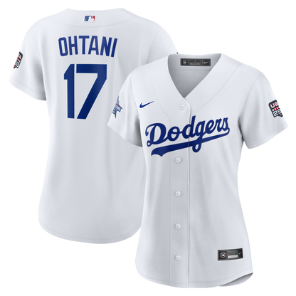 2026 All-Star Game Women's Los Angeles Dodgers Shohei Ohtani Nike White Replica Jersey