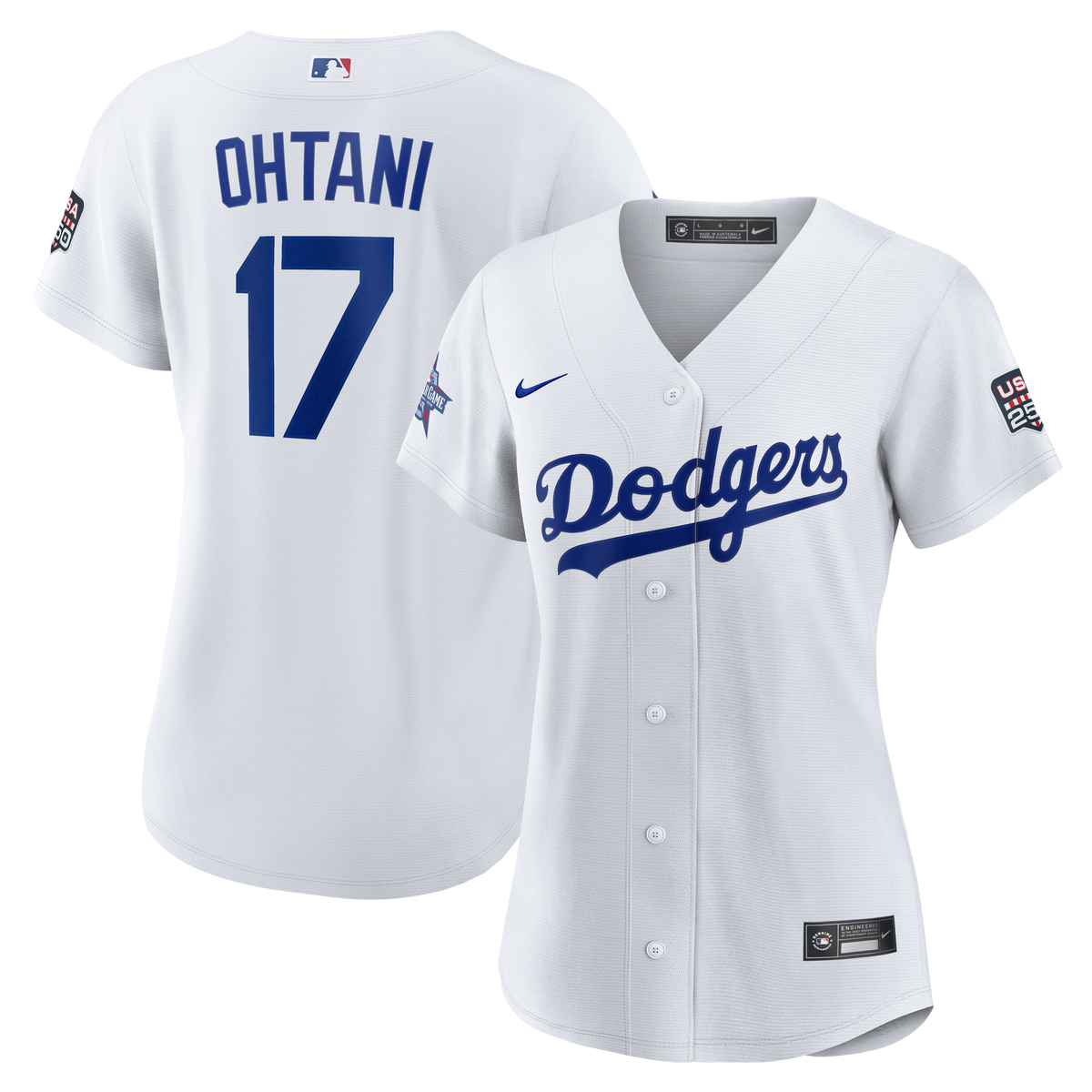 2026 All-Star Game Women's Los Angeles Dodgers Shohei Ohtani Nike White Replica Jersey