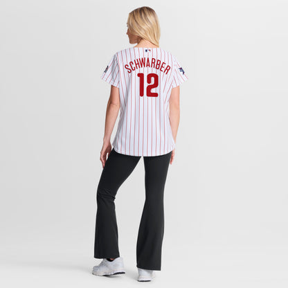 2026 All-Star Game Women's Philadelphia Phillies Kyle Schwarber Nike White Replica Jersey