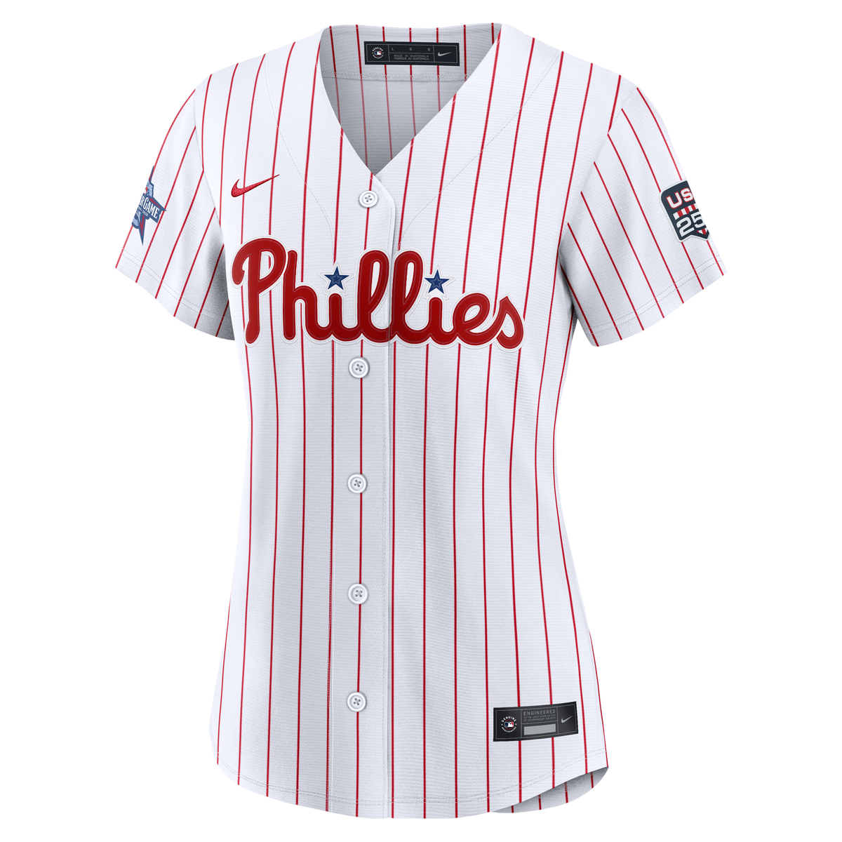 2026 All-Star Game Women's Philadelphia Phillies Kyle Schwarber Nike White Replica Jersey