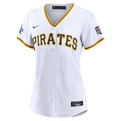 2026 All-Star Game Women's Pittsburgh Pirates Paul Skenes Nike White Replica Jersey