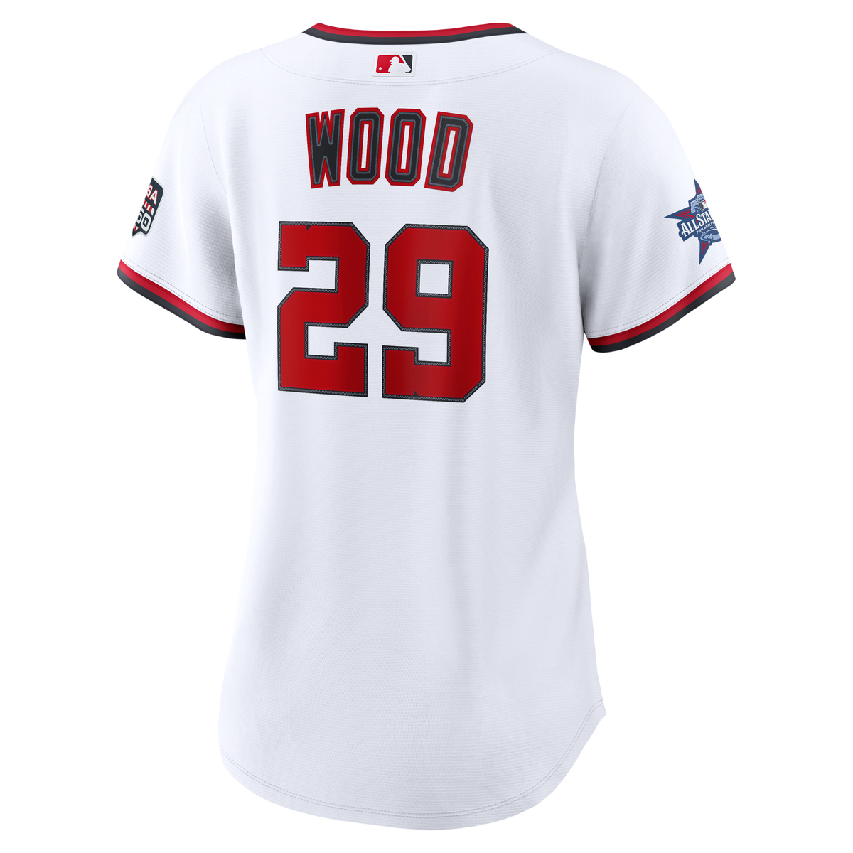 2026 All-Star Game Women's Washington Nationals James Wood Nike White Replica Jersey