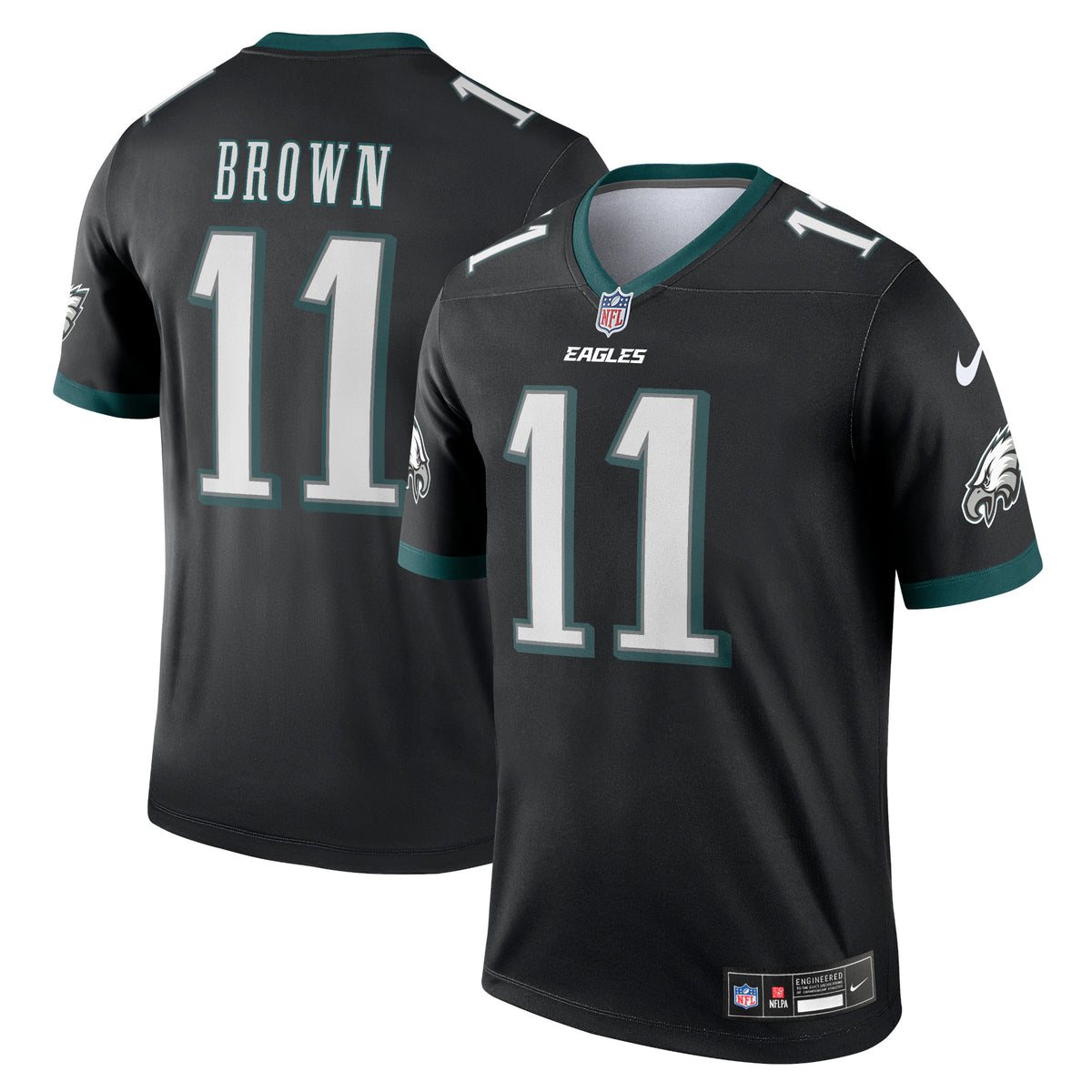 A.J. Brown Philadelphia Eagles Nike Legend Jersey Black