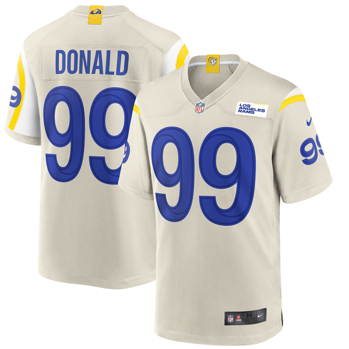 Aaron Donald Los Angeles Rams Nike Player Game Jersey Bone