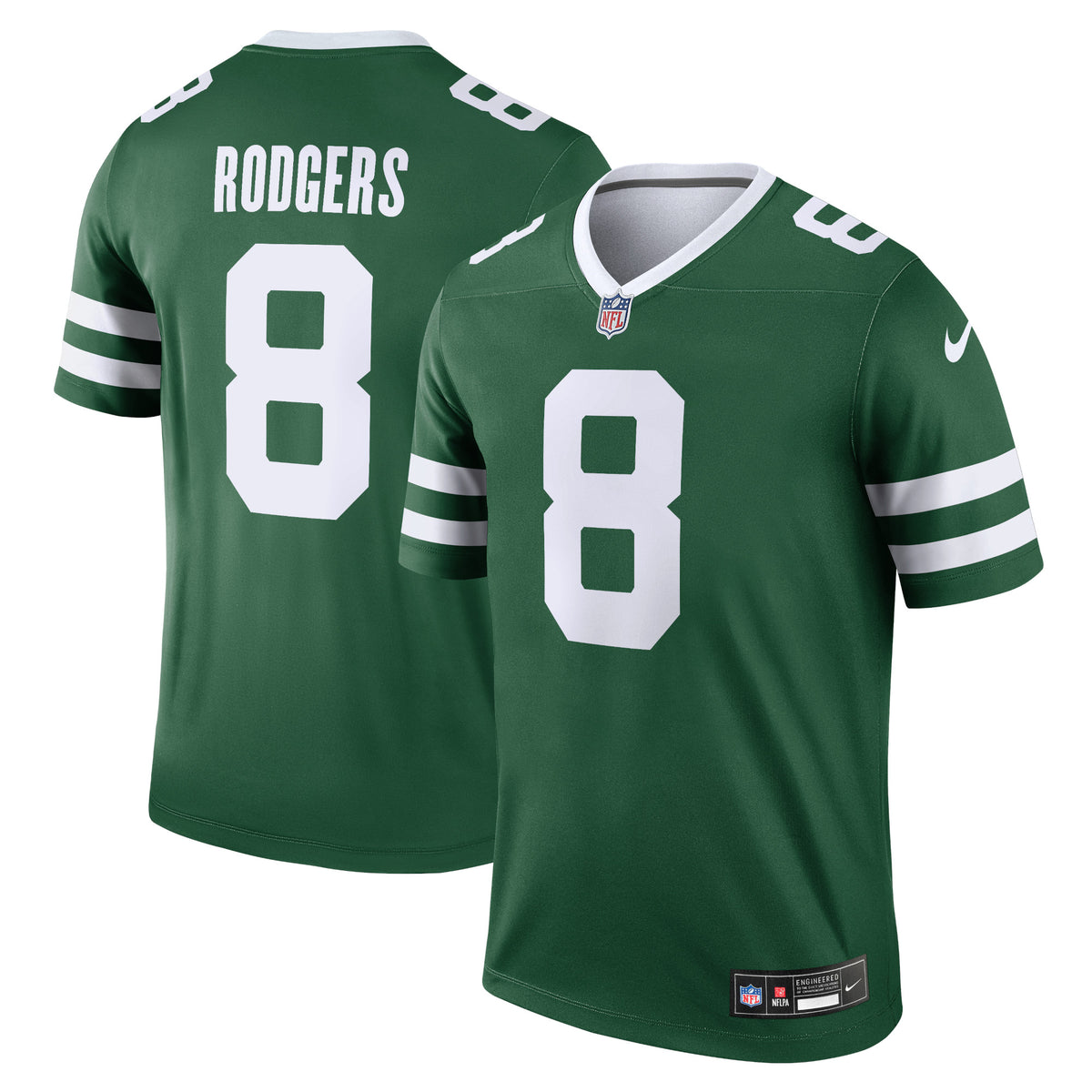 Aaron Rodgers New York Jets Nike Legend Jersey Legacy Green