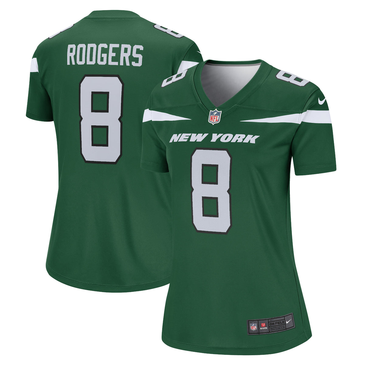 Aaron Rodgers New York Jets Nike Women's Legend Player Jersey Gotham Green