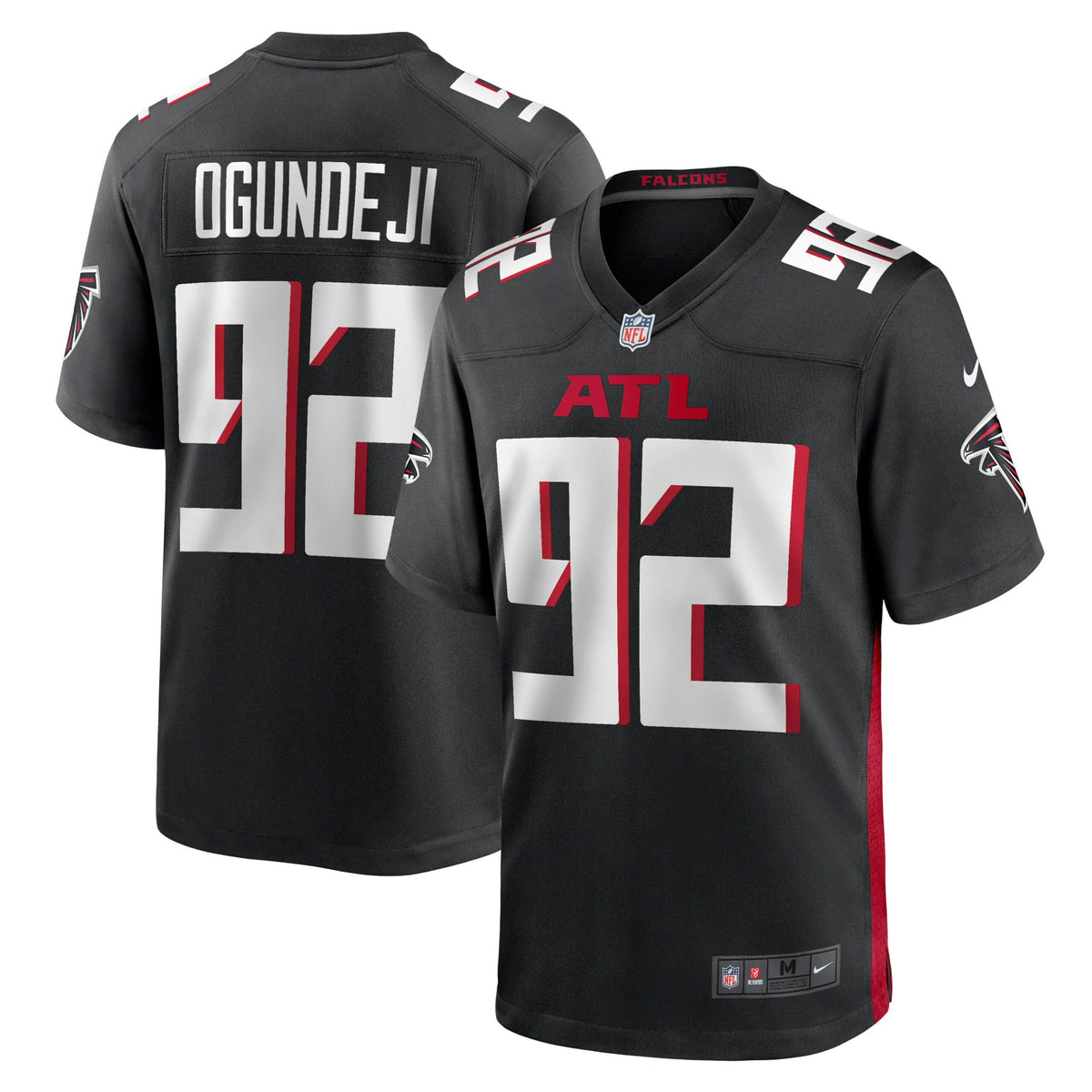 Adetokunbo Ogundeji Atlanta Falcons Nike Game Jersey Black