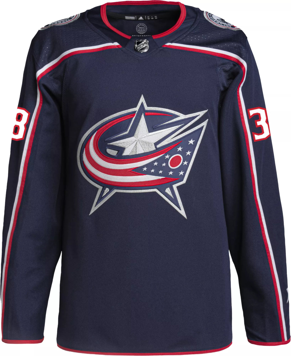 adidas Men's Columbus Blue Jackets Boone Jenner #38 Home ADIZERO Premium Authentic Jersey