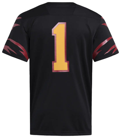 adidas Men's Grambing State Tigers Black Strategy Bayou Classic Jersey