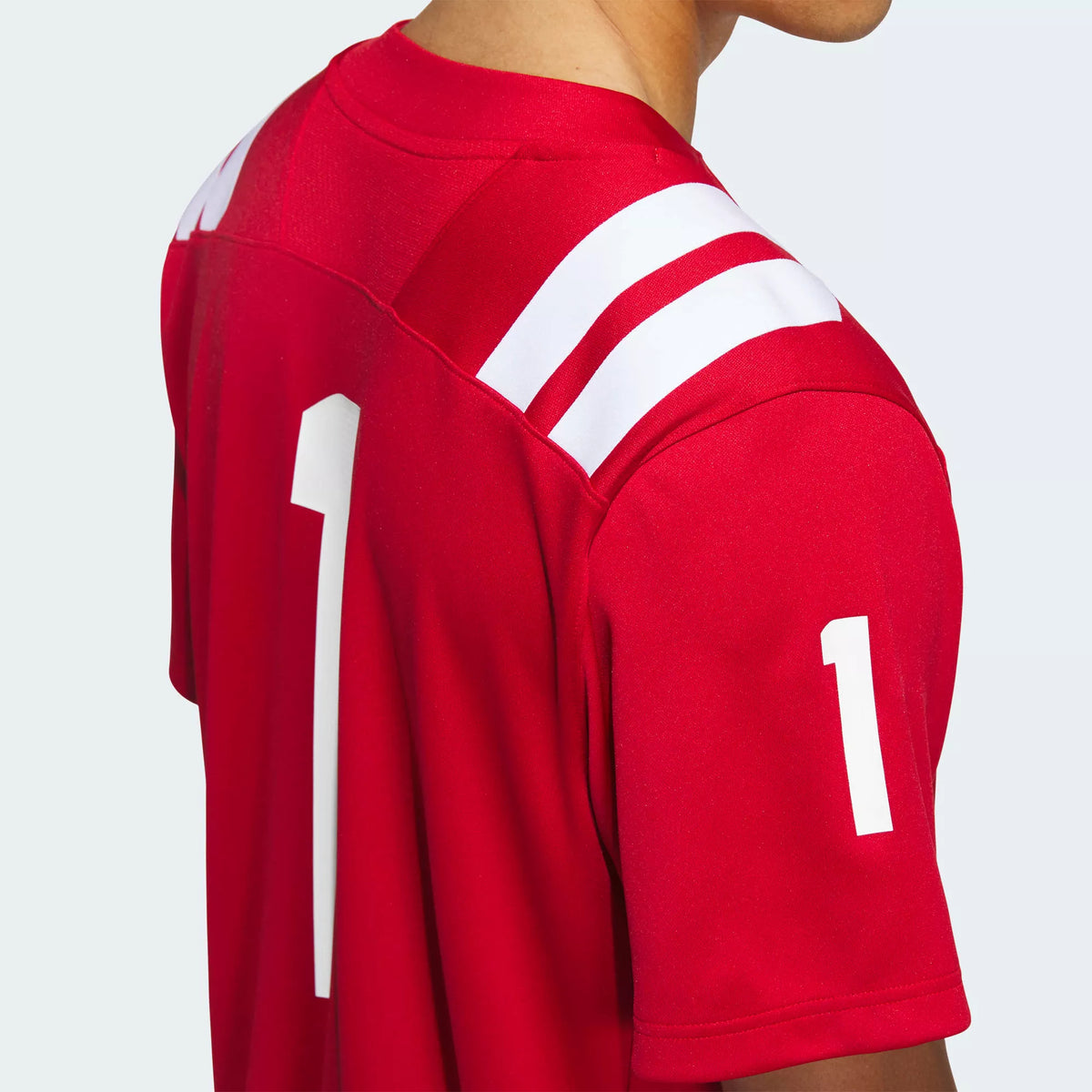 adidas Men's Nebraska Cornhuskers Team Power Red Home Premier Jersey