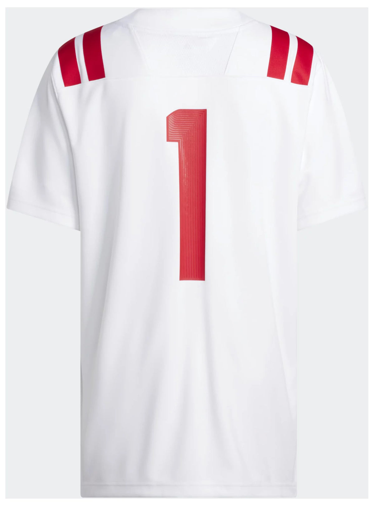 adidas Men's Nebraska Cornhuskers White Road Replica Jersey