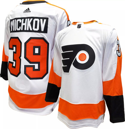 adidas Men's Philadelphia Flyers Matvei Michkov #39 Away ADIZERO Premium Authentic Jersey