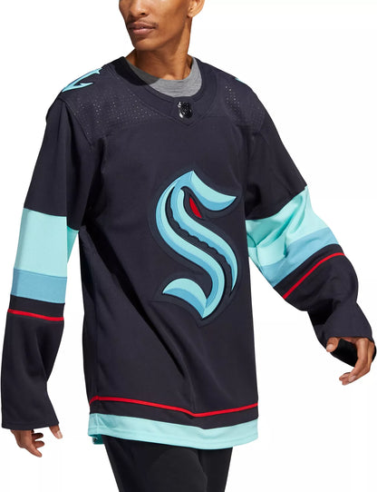 adidas Seattle Kraken Wordmark ADIZERO Premium Authentic Home Jersey